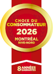Choix du consomateur Rive-Nord Montréal 2026